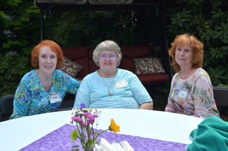 Barbara (Crossman) Skei, Carol Bergerson, Pat (Caryl) Jorgensen