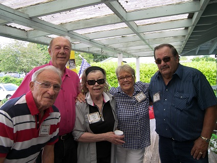 Mr. Karnofski, Bill, Margie, Lee & Art Jerry Karnofski, Bill Cree, Margie (Kask) Ruan, Lee (Mulanax) Calles, Art DeVos