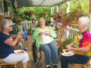 Barney Peterson, Marie Peterson, Janet Goad