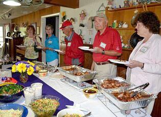 Pat Caryl Jorgensen, Carol Yuill Clause, Darrell Harrison, Dick Clausen, Helen Stiltner McCullough